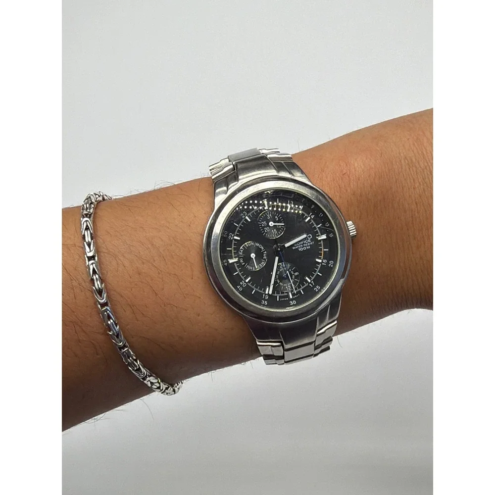 Casio Edifice EF-305 Men's Watch Stainless Steel‎ Water Resist 100M Japan Movt
